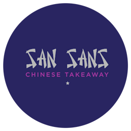 San-Sans Chinese Takeaway logo.
